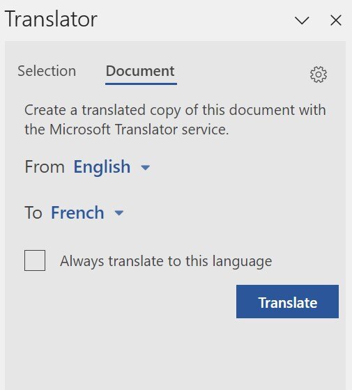 document translator